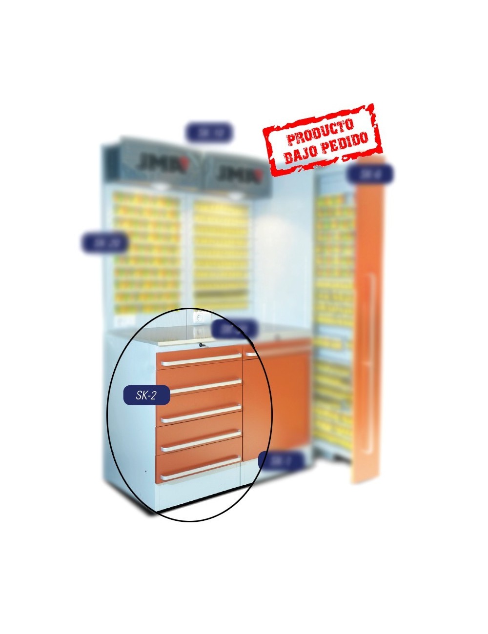 MODULO JMA SK-2 (CAJONERA)
