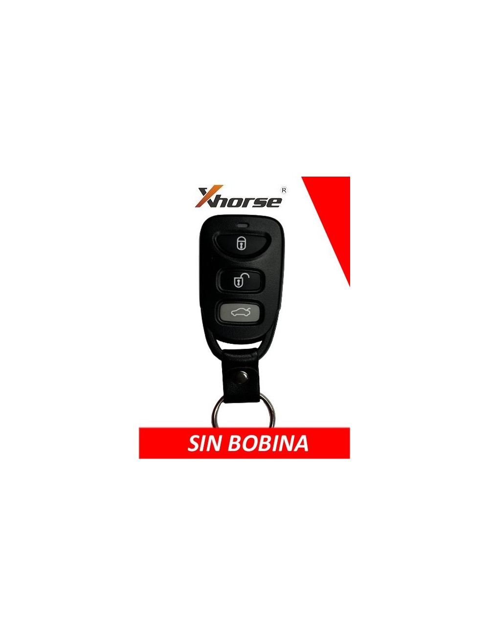 XH21RC - TELEMANDO XHORSE 3 BOTONES TIPO LLAVERO HYUNDAI SIN BOBINA
