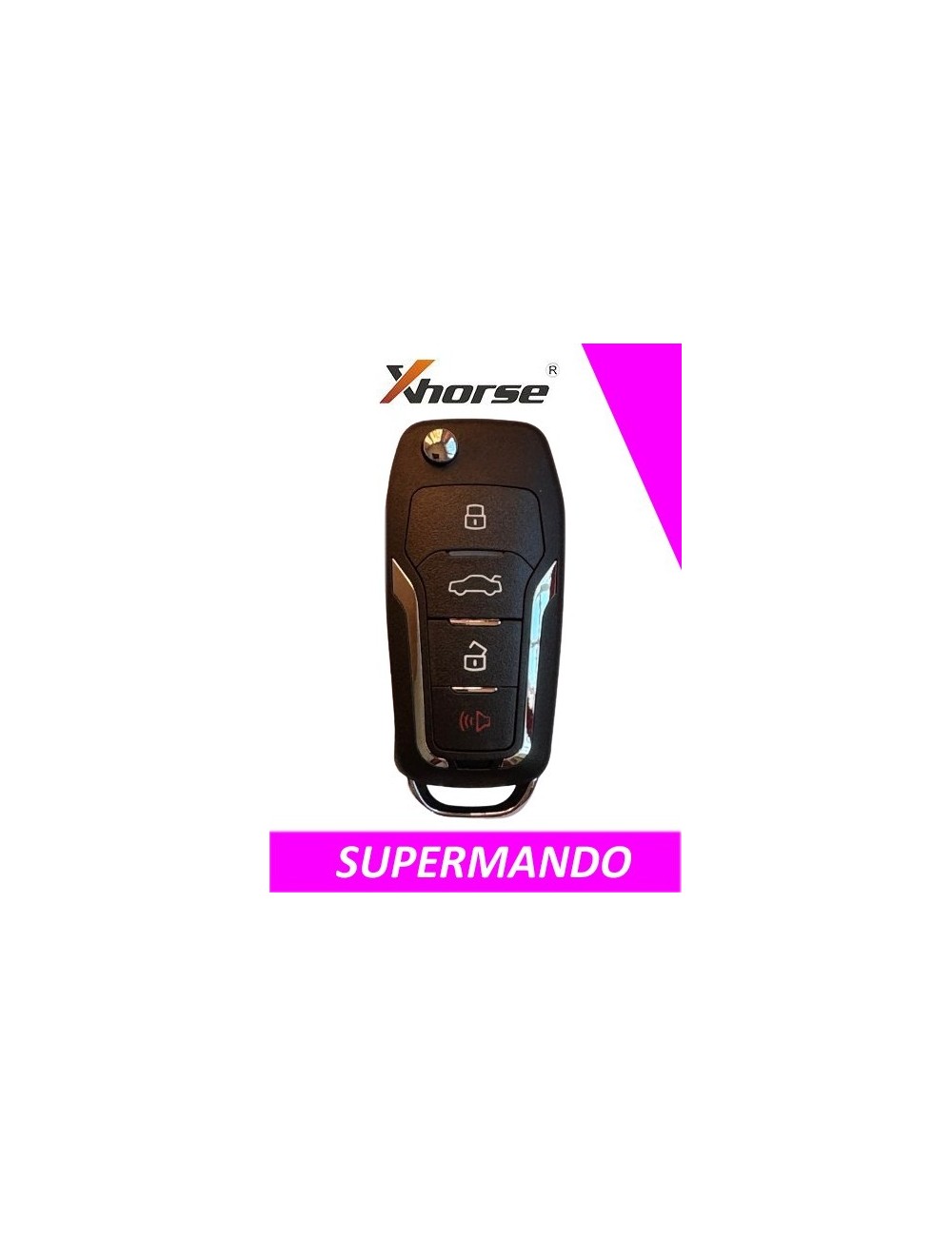 XH25RC - TELEMANDO PLEGABLE 3 BOTONES XHORSE TIPO FORD SUPER MANDO