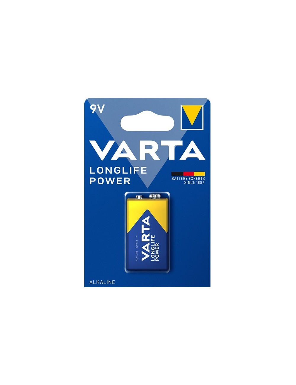 VARTA PILA ALCA. LONGLIFE POWER 6LR61 9V (1UD) -c10