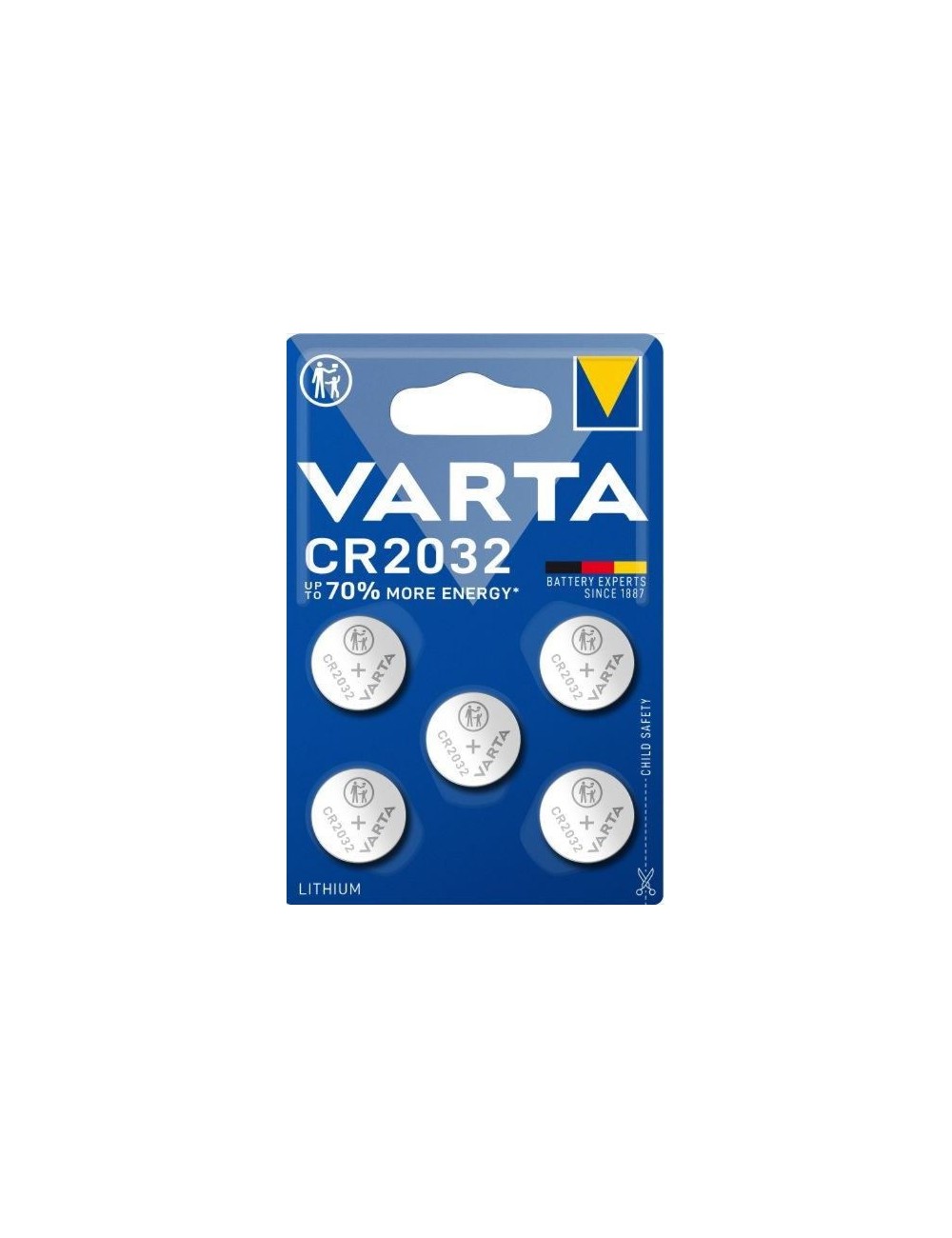 VARTA PILA LITHIUM CR2032 (BLISTER 5UD) c-10