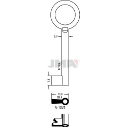 LLAVE JMA ARMARIO A 1G/2