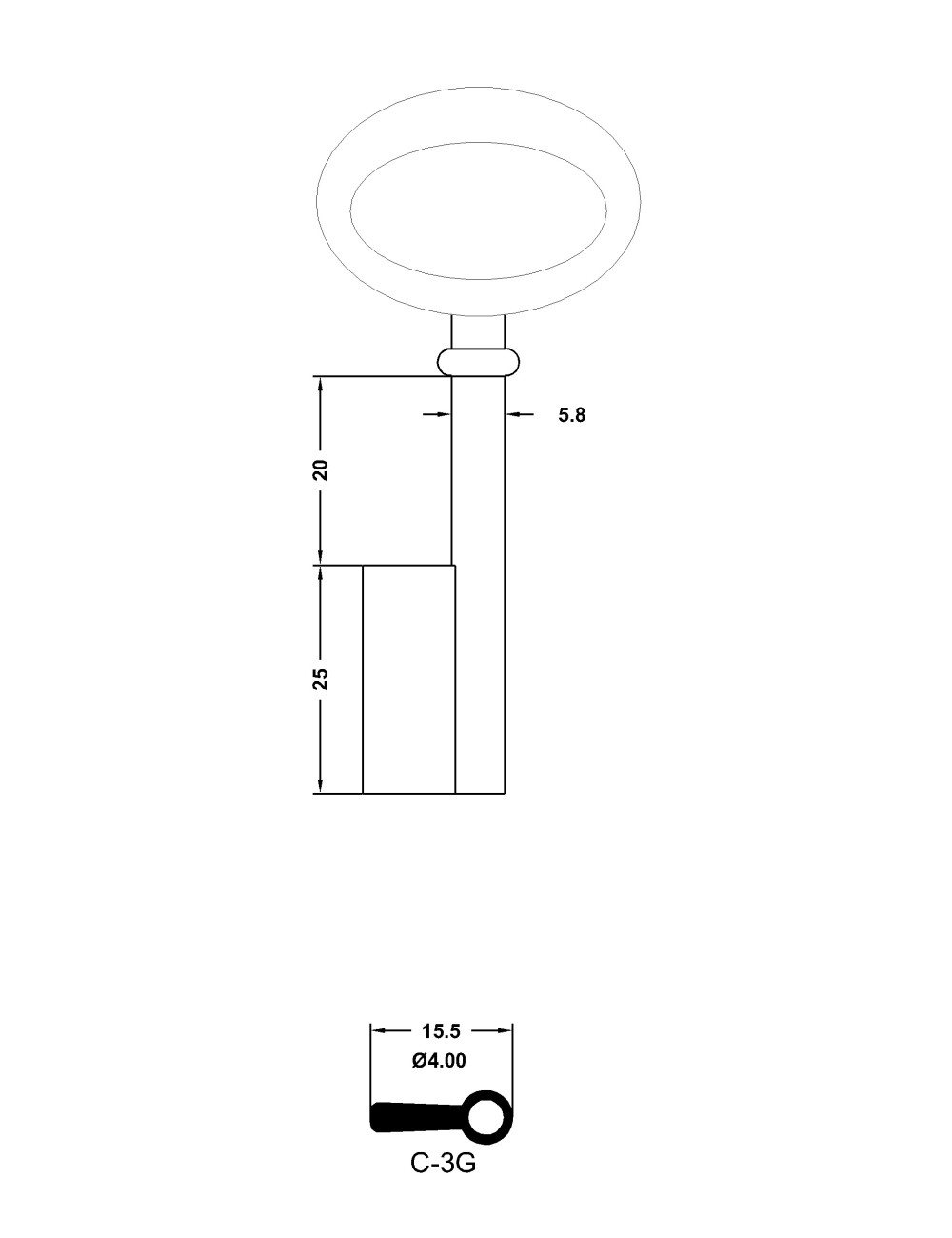 LLAVE JMA ARMARIO C 3G