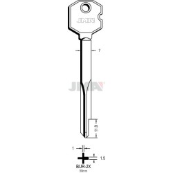 LLAVE JMA CRUCIFORME BUR 2X