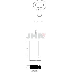 LLAVE JMA GORJA ADPLE 55