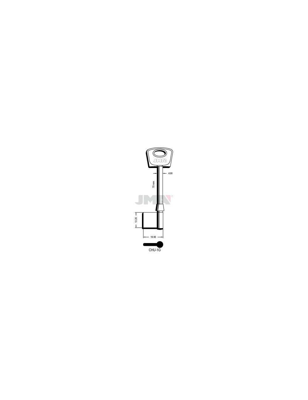 LLAVE JMA GORJA CHU 1G