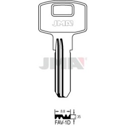 LLAVE JMA SEGUR. FAV 1D