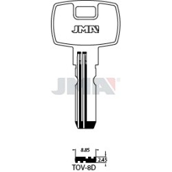 LLAVE JMA SEGUR. TOV 8D  LATON