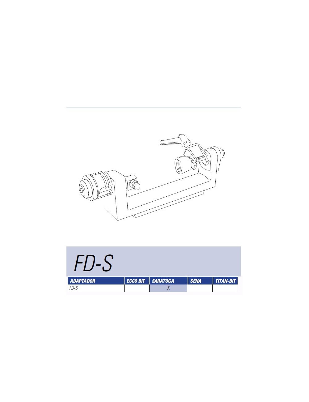 JMA ADAPTADOR FO-6P PARA SARATOGA