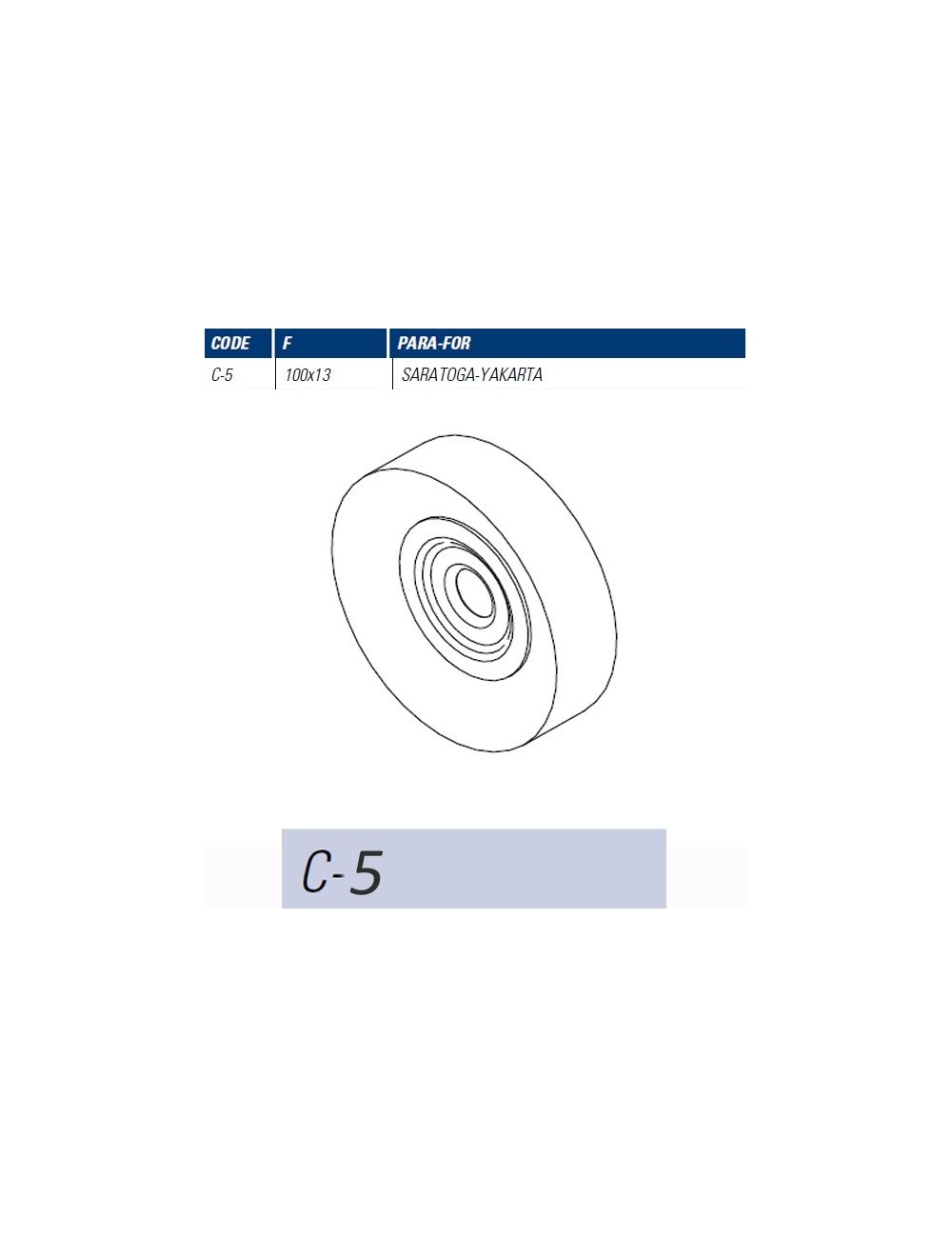 JMA CEPILLO MAQUINA C5 100X13 SY 3-13 (SARATOGA/YKTA)