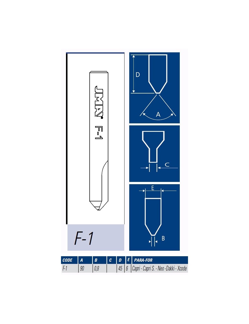 JMA FRESA MAQUINA LLAVES PUNTOS F-1