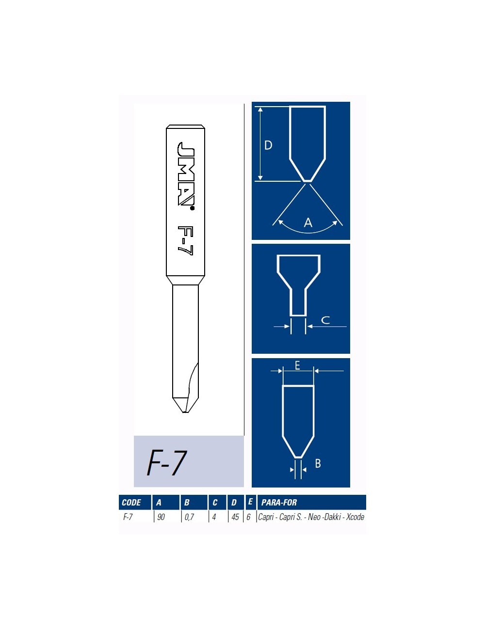 JMA FRESA MAQUINA LLAVES PUNTOS F-7