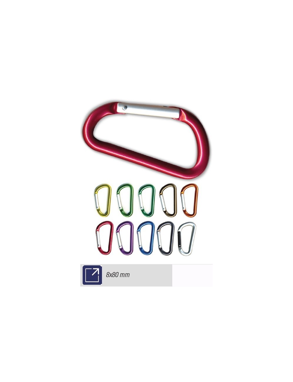 JMA MOSQUETON LLAVERO MOD. FRMA 3D