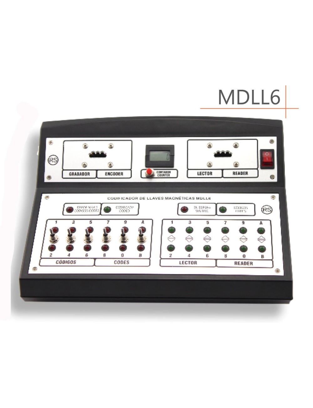 REMOCON CODIFICADORA MDM6 LLAVES MAGNETICAS 6 IMANES