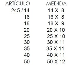 PASADOR MEDIA CAÑA  245  NIQUEL