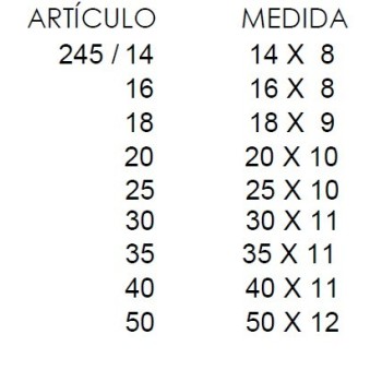 PASADOR MEDIA CAÑA  245  NIQUEL